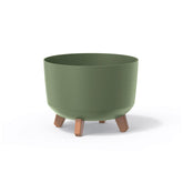 Prosperplast Gracia Planter 23.8x23.8x18.7cm - Earth Green